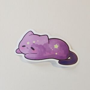 10/$10 Purple Cat Sticker with Stars